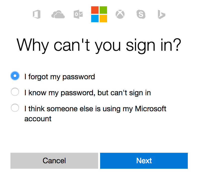 cant find microsoft password